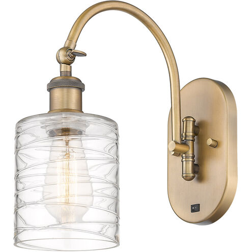 Ballston Cobbleskill 1 Light 5 inch Brushed Brass Sconce Wall Light