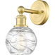Athens Deco Swirl 1 Light 6.00 inch Wall Sconce