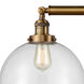 Franklin Restoration XX-Large Beacon LED 44 inch Brushed Brass Island Light Ceiling Light in Clear Glass, Franklin Restoration