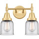Caden LED 14 inch Satin Gold Bath Vanity Light Wall Light
