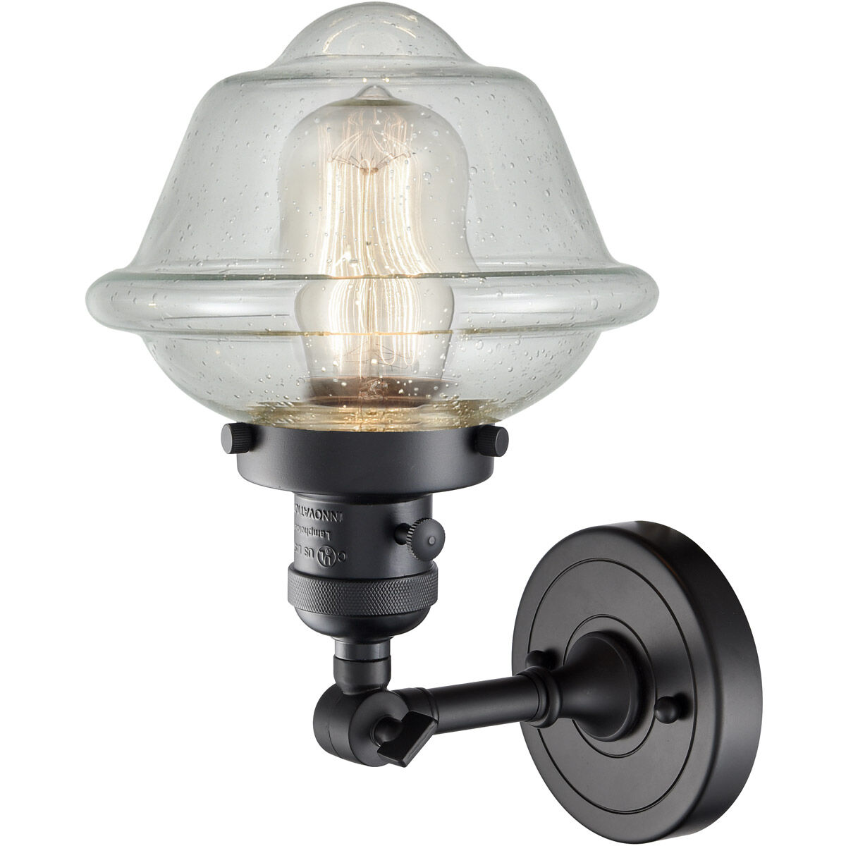 Franklin Restoration Small Oxford LED 7.5 inch Matte Black Sconce Wall Light, Franklin Restoration