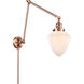 Franklin Restoration Bullet 32 inch 6.00 watt Antique Copper Swing Arm Wall Light