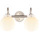 Olivia LED 17 inch Satin Nickel Bath Vanity Light Wall Light