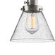 Large Cone 30 inch 60.00 watt Satin Nickel Swing Arm Wall Light, Franklin Restoration