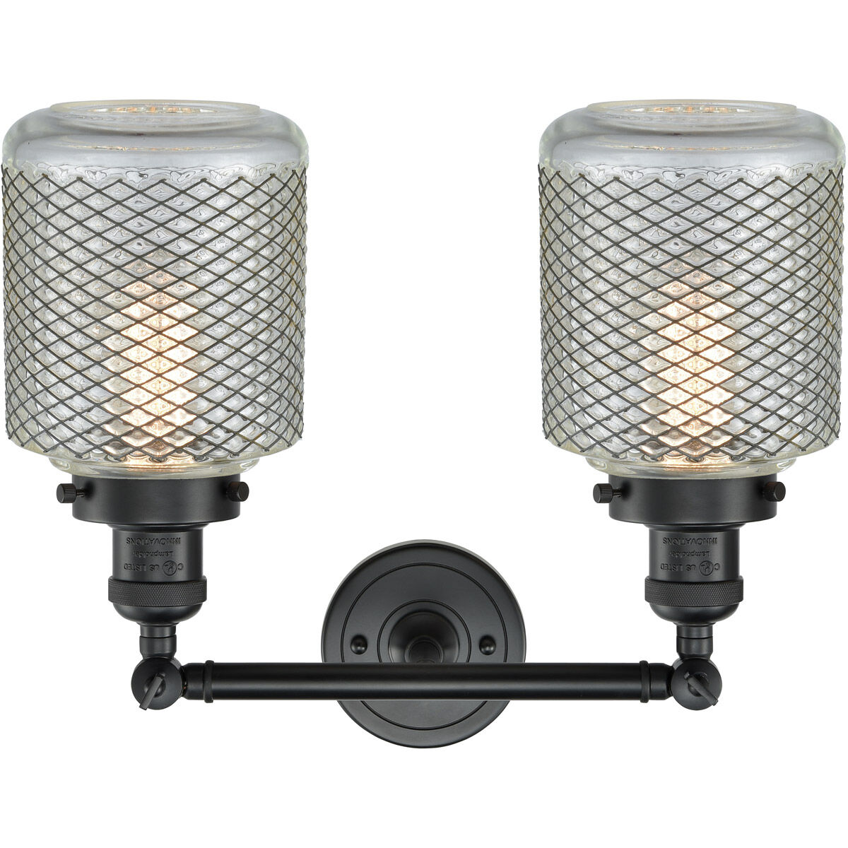 Franklin Restoration Stanton 2 Light 16 inch Matte Black Bath Vanity Light Wall Light, Franklin Restoration