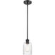 Ballston Hadley 1 Light 5 inch Matte Black Pendant Ceiling Light in Clear Glass, Ballston
