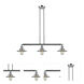 Franklin Restoration Railroad LED 41 inch Polished Nickel Island Light Ceiling Light, Franklin Restoration