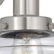 Oxford 1 Light 6.5 inch Brushed Satin Nickel Sconce Wall Light