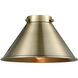 Franklin Restoration Briarcliff Antique Brass 10 inch Metal Shade, Franklin Restoration