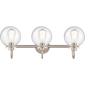 Olivia 3 Light 27.38 inch Satin Nickel Bath Vanity Light Wall Light