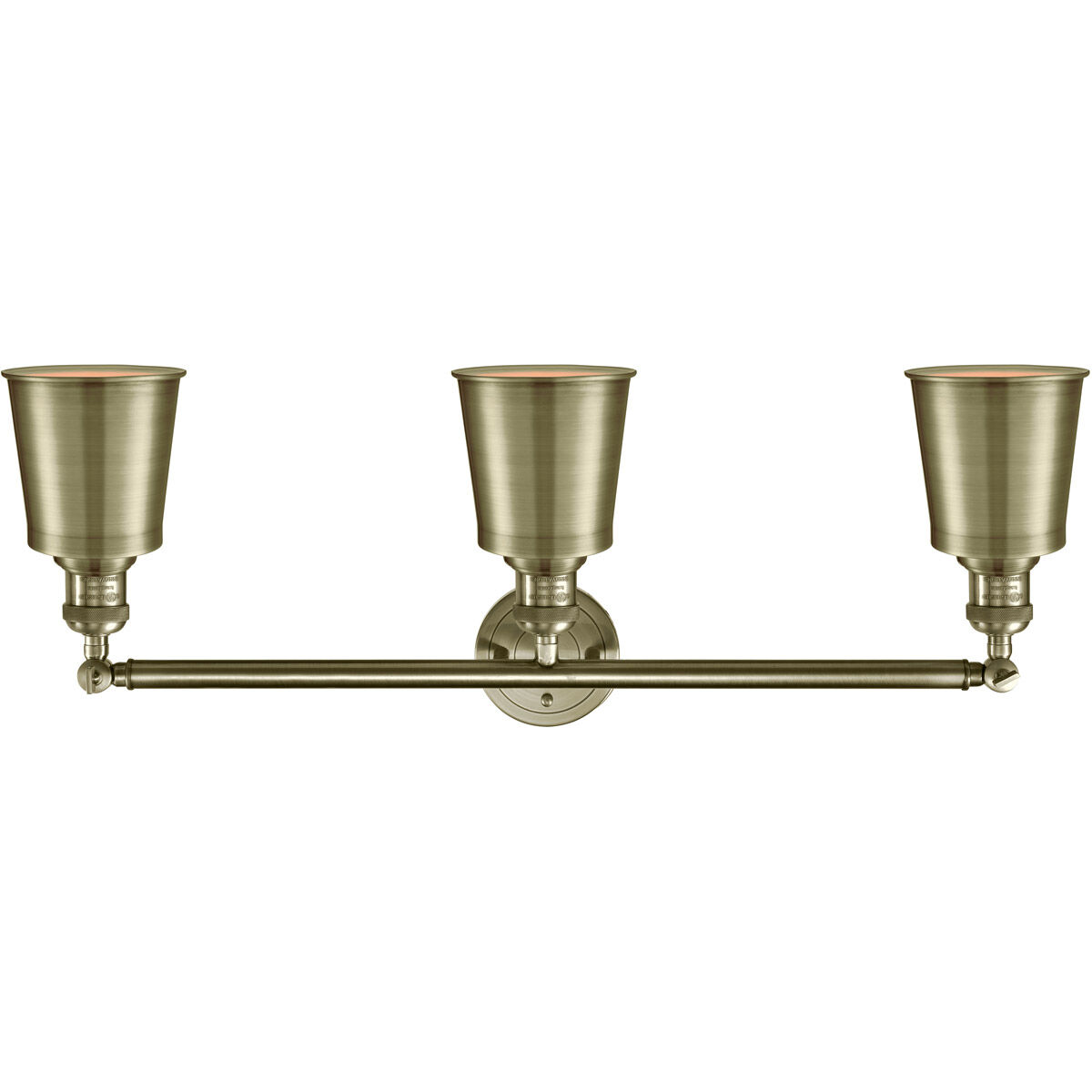 Franklin Restoration Addison LED 32 inch Antique Brass Bath Vanity Light Wall Light, Franklin Restoration
