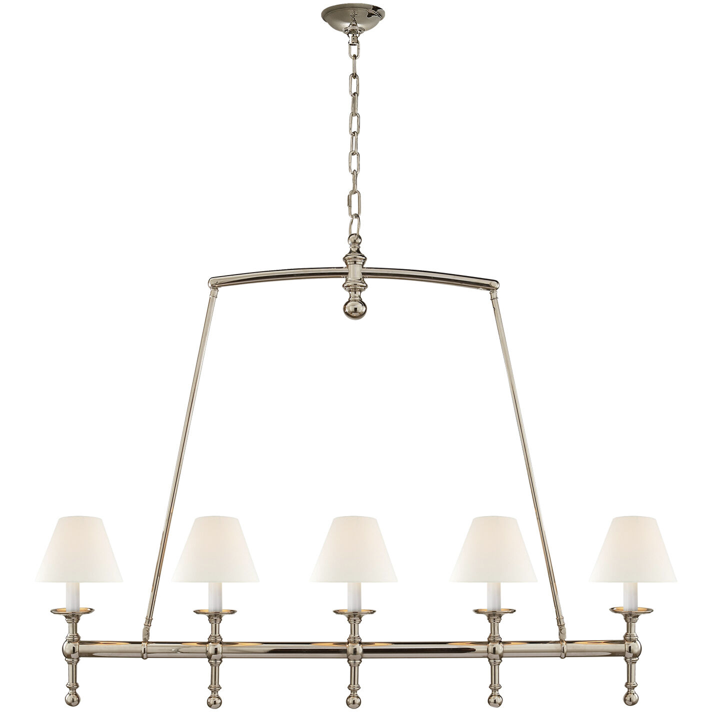 Chapman & Myers Classic2 5 Light 45.25 inch Island Light