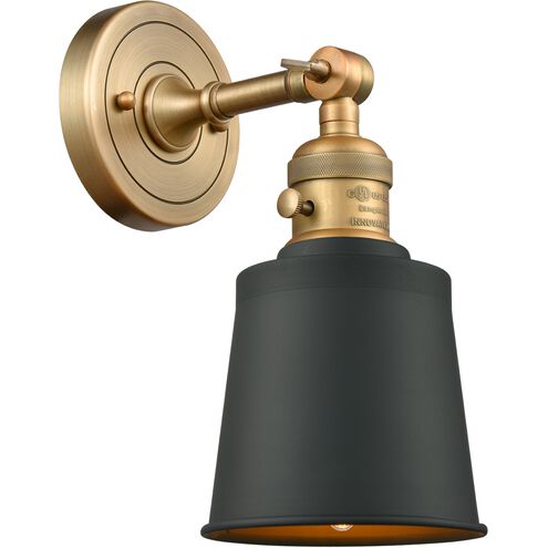 Franklin Restoration Addison 1 Light 5 inch Brushed Brass Sconce Wall Light