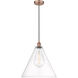 Edison Cone LED 16 inch Antique Copper Pendant Ceiling Light
