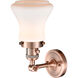 Franklin Restoration Bellmont LED 7 inch Antique Copper Sconce Wall Light, Franklin Restoration
