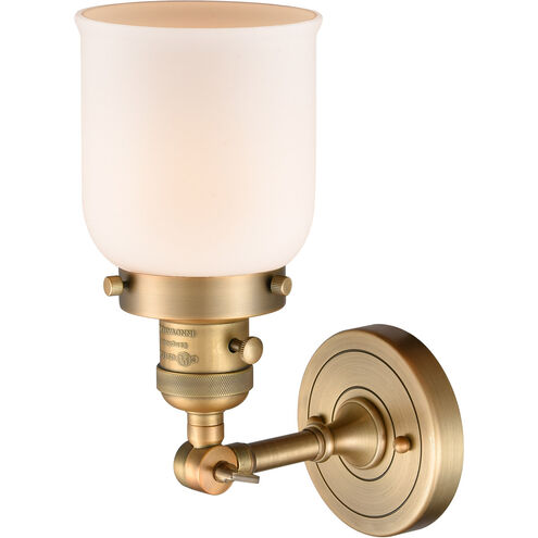 Franklin Restoration Small Bell LED 5 inch Brushed Brass Sconce Wall Light, Franklin Restoration