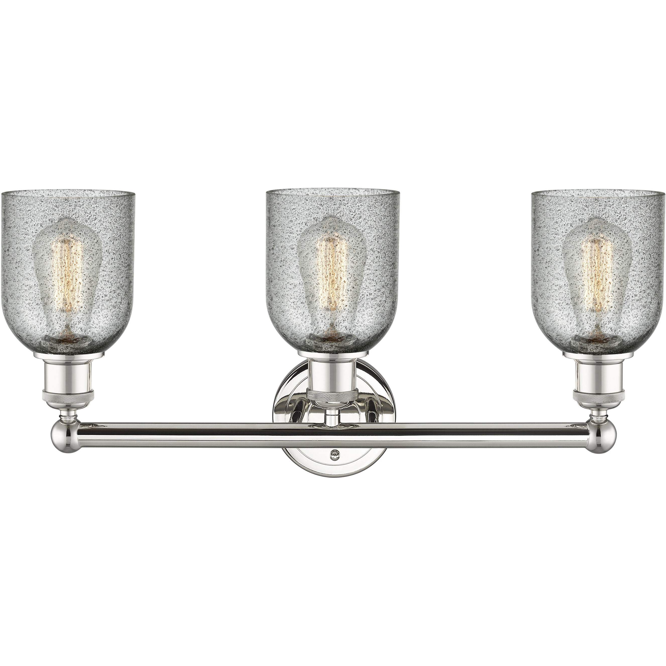 Caledonia 3 Light 23 inch Polished Nickel Bath Vanity Light Wall Light in Charcoal