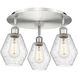 Cindyrella 3 Light 17.75 inch Satin Nickel Flush Mount Ceiling Light in Seedy