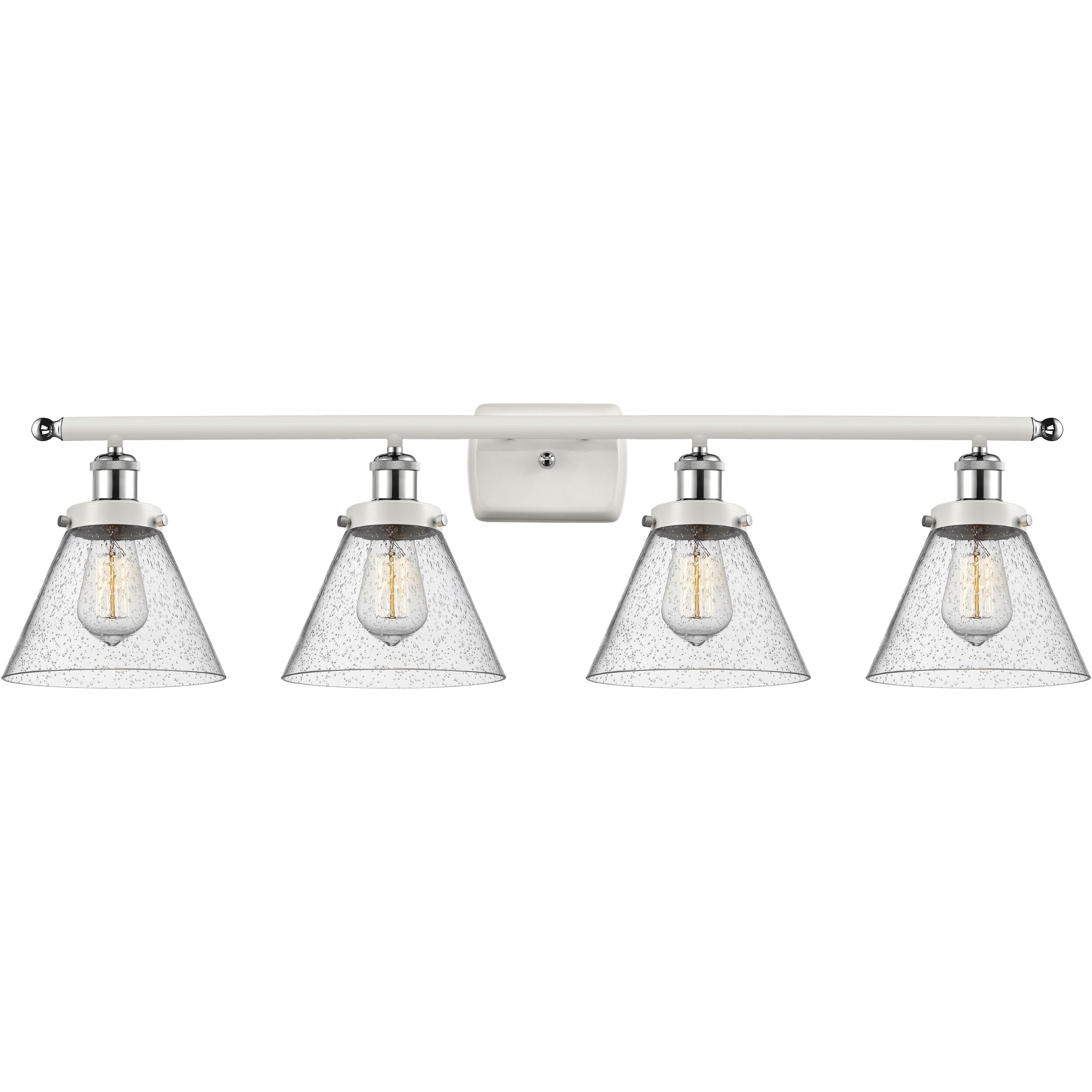 Ballston Large Cone 4 Light 36.00 inch Bathroom Vanity Light