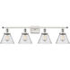 Ballston Large Cone 4 Light 36.00 inch Bathroom Vanity Light