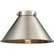 Franklin Restoration Briarcliff Brushed Satin Nickel 10 inch Metal Shade