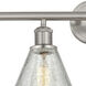 Edison Conesus 4 Light 33 inch Brushed Satin Nickel Bath Vanity Light Wall Light