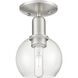 Arcadia Athens 1 Light 5.88 inch Semi-Flush Mount
