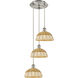 Ballston Bristol Natural II 3 Light 15.50 inch Pendant