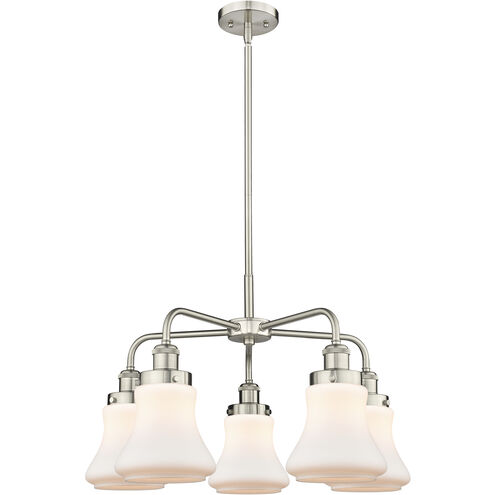 Bellmont 5 Light 24 inch Satin Nickel Chandelier Ceiling Light