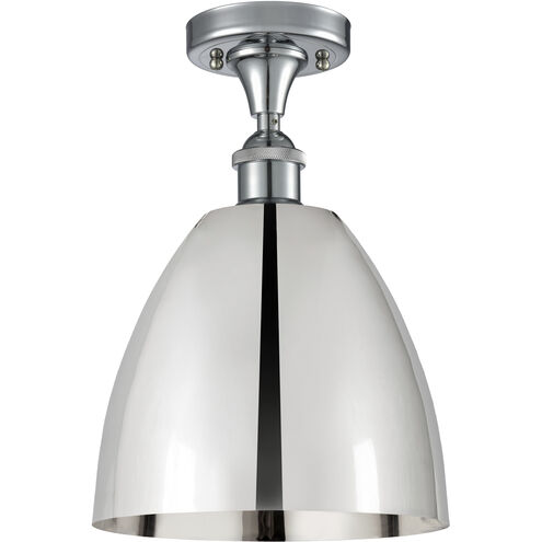 Ballston Dome LED 9 inch Polished Chrome Semi-Flush Mount Ceiling Light