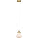 Edison Olean 1 Light 7 inch Brushed Brass Mini Pendant Ceiling Light