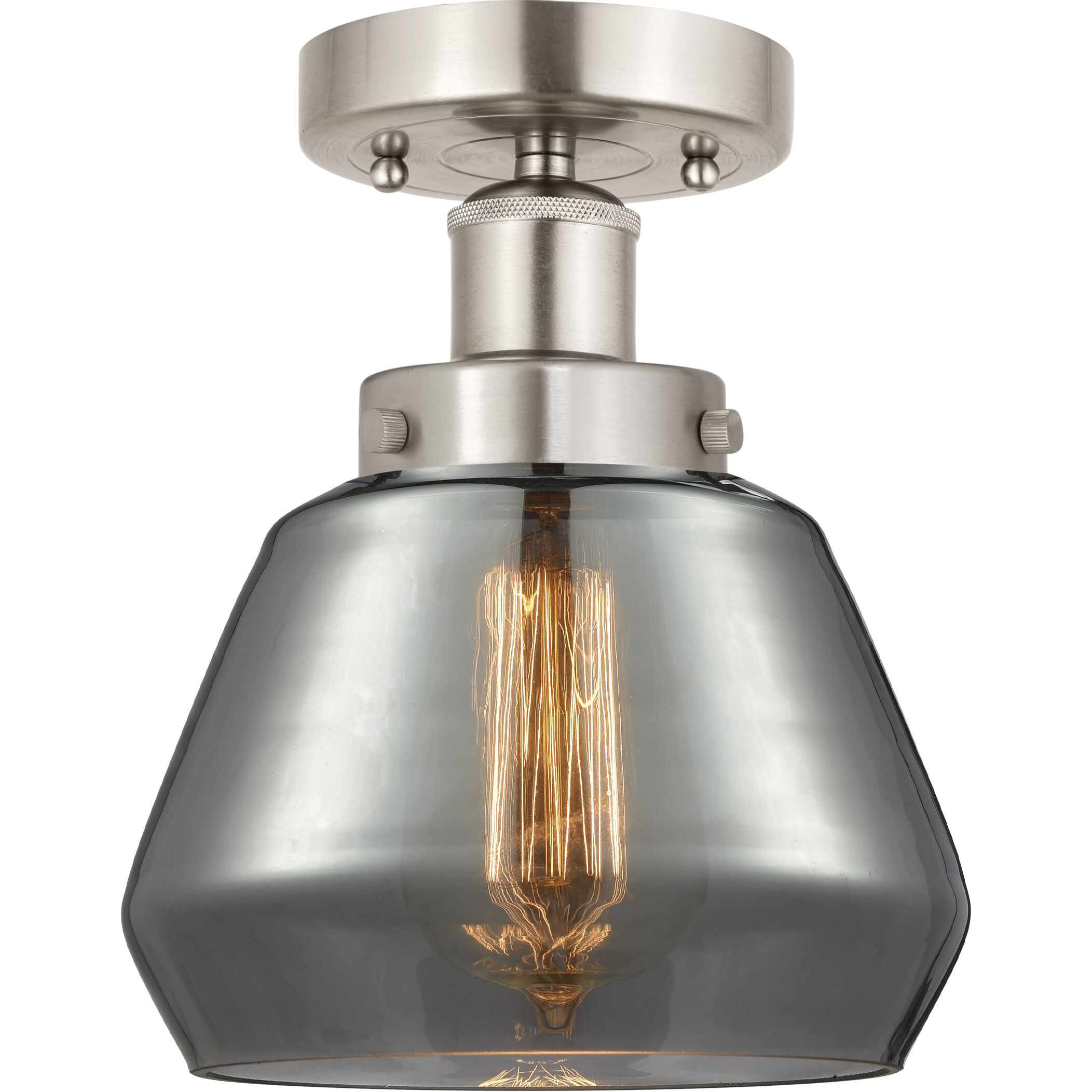 Fulton 1 Light 6.50 inch Semi-Flush Mount