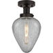 Geneseo 1 Light 6 inch Oil Rubbed Bronze Semi-Flush Mount Ceiling Light