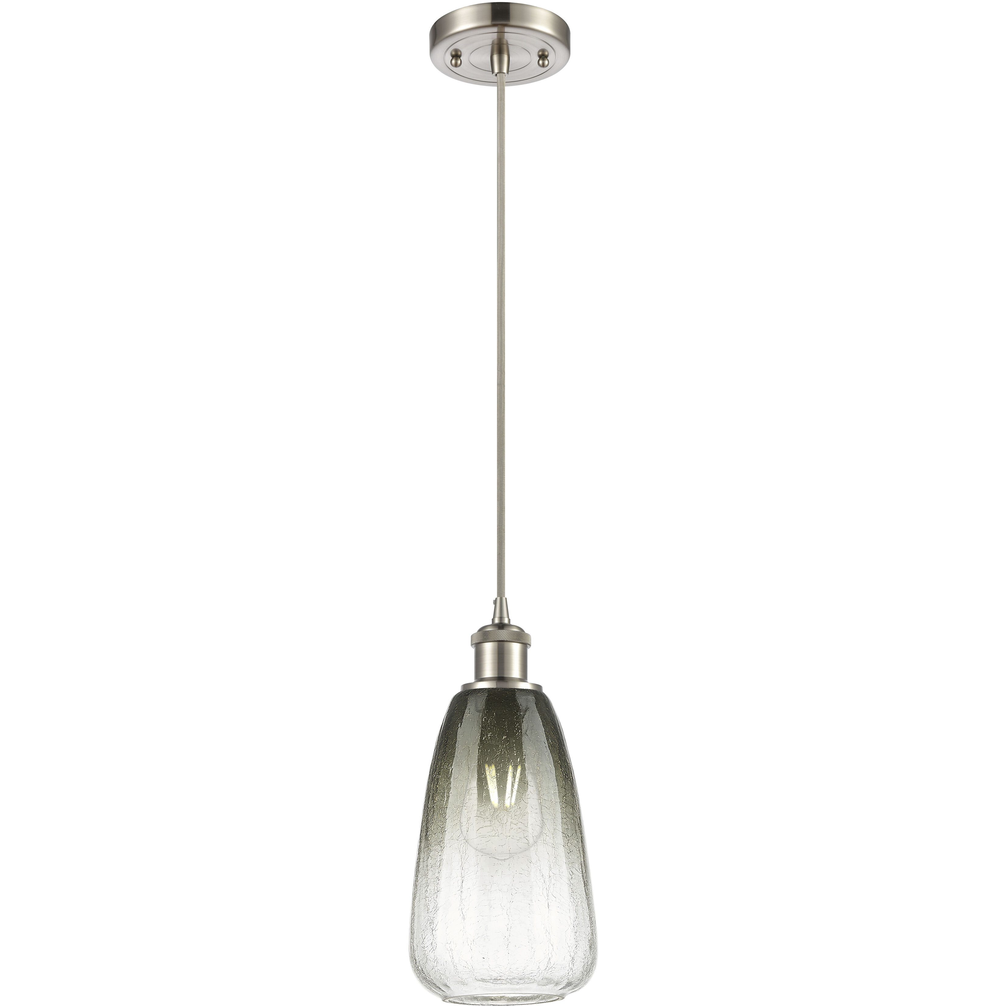 Ballston Brookhaven Almond 1 Light 6.00 inch Mini Pendant