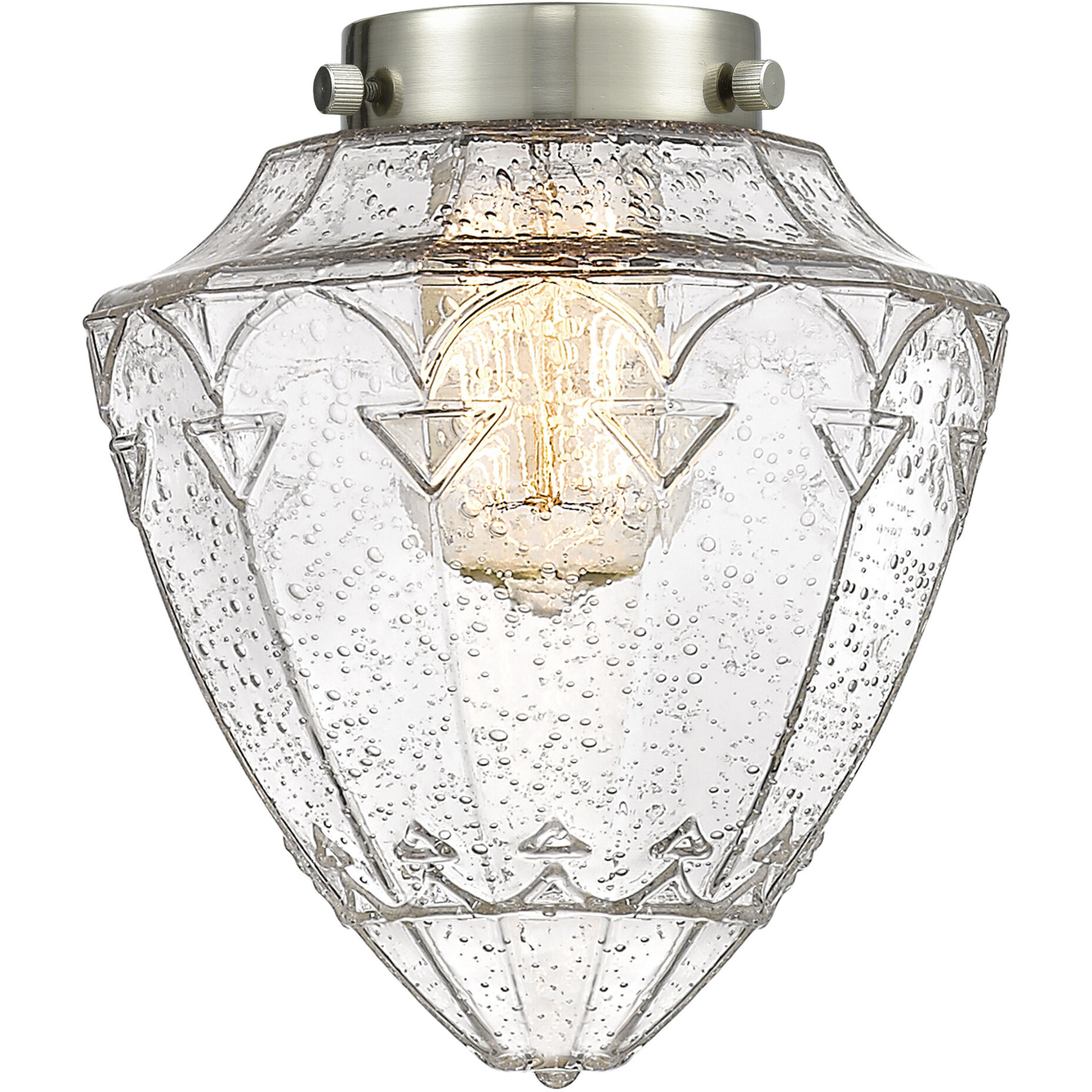 Franklin Restoration Bullet 1 Light 7 inch Brushed Satin Nickel Mini Pendant Ceiling Light in Incandescent, Seedy