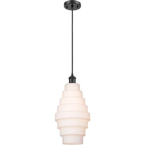 Ballston Cascade LED 8 inch Matte Black Mini Pendant Ceiling Light