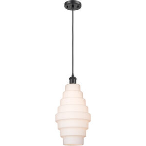 Ballston Cascade LED 8 inch Matte Black Mini Pendant Ceiling Light