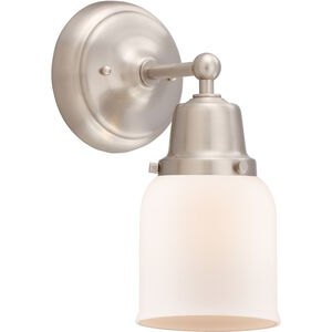 Aditi Small Bell LED 5 inch Brushed Satin Nickel Sconce Wall Light, Aditi