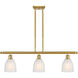 Ballston Brookfield 3 Light 36.00 inch Island Light