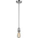 Franklin Restoration Halophane LED 8.5 inch Polished Chrome Mini Pendant Ceiling Light in Matte White Halophane Glass, Franklin Restoration
