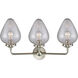 Nouveau Geneseo 3 Light 25 inch Brushed Satin Nickel Bath Vanity Light Wall Light, Nouveau