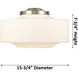 Franklin Restoration Bridgeton 1 Light 16 inch Antique Brass Mini Pendant Ceiling Light in Incandescent, Seedy