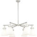 Newton Cone 6 Light 26.00 inch Chandelier