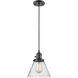 Franklin Restoration Cone 1 Light 8 inch Oil Rubbed Bronze Mini Pendant Ceiling Light in Incandescent, Seedy
