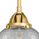 Nouveau 2 Geneseo 1 Light 7 inch Satin Gold Mini Pendant Ceiling Light