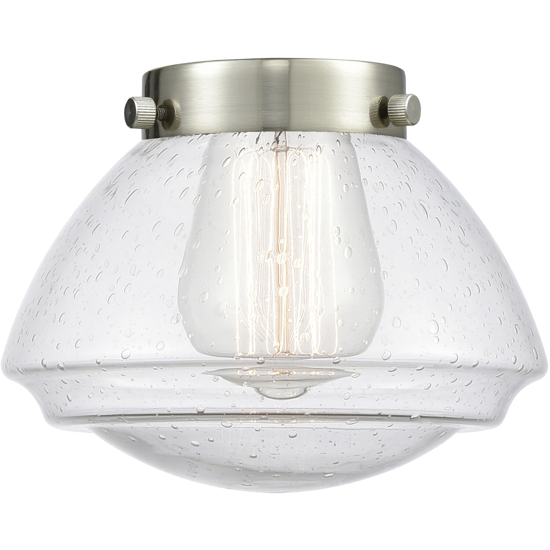 Franklin Restoration Olean 1 Light 6.75 inch Satin Gold Mini Pendant Ceiling Light in Incandescent, Seedy, Franklin Restoration