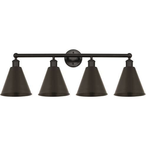 Ballston Cone 4 Light 35 inch Oil Rubbed Bronze Bath Vanity Light Wall Light