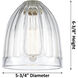 Edison Brookfield 4 Light 33 inch Brushed Satin Nickel Bath Vanity Light Wall Light in Clear Glass