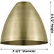 Ballston Dome 5 Light 25.5 inch Matte Black Chandelier Ceiling Light in Green