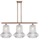 Ballston Springwater LED 36 inch Antique Copper Island Light Ceiling Light, Ballston